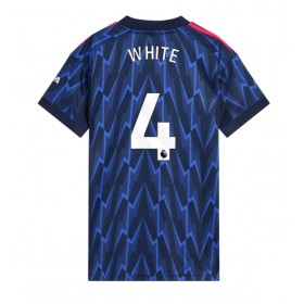 Dámské fotbalový oblečení Arsenal Ben White #4 Venkovní košile 2025-26 Krátkým Rukávem